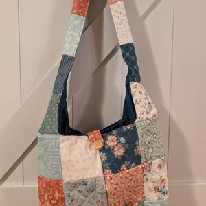 Floral Patchwork Shoulder Bag
